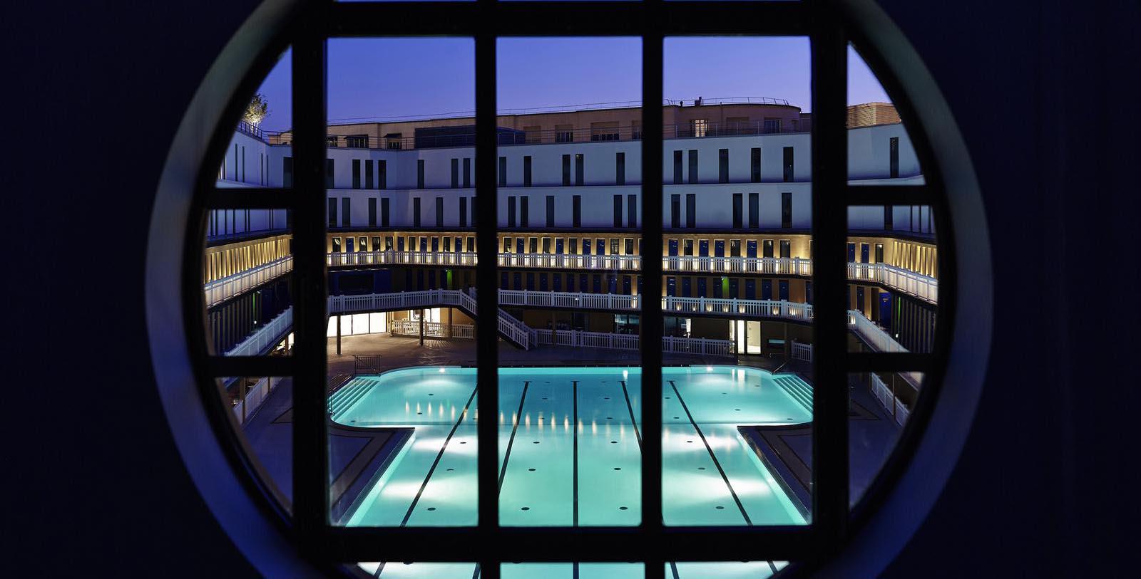 Image of Window Facing Pool Area Hôtel Molitor Paris - MGallery by Sofitel, 1929, Member of Historic Hotels Worldwide, in Paris, France, Discover